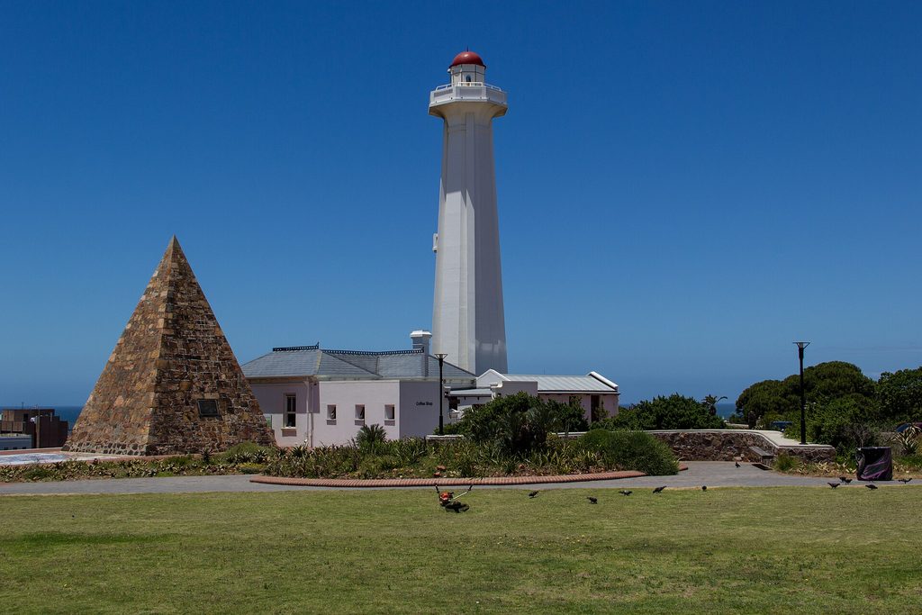 The Donkin Reserve and coastline at Gqeberha (Port Elizabeth), South Africa