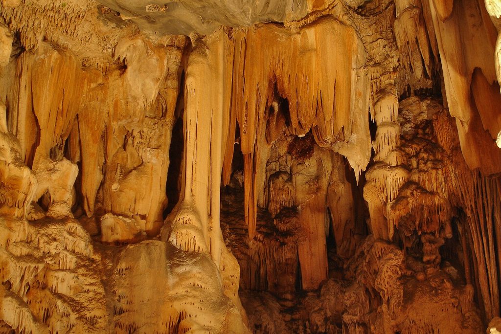Cango Caves formations near Oudtshoorn in the Klein Karoo